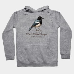 Black-Billed Magpie - The Bird Lover Collection Hoodie